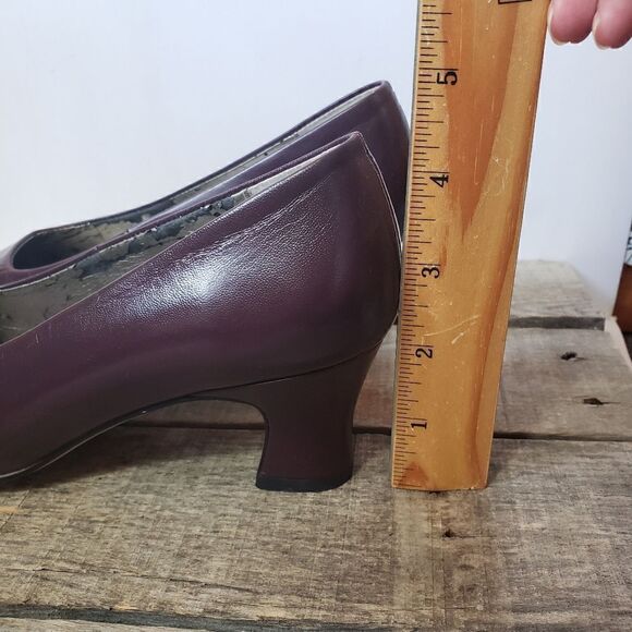 ROS HOMMERSON Classic Leather Pumps Heels 6 Wide - Picture 5 of 5